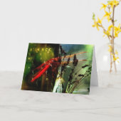 Carte Collage de lavande de Dragonly (Fleur jaune)