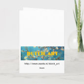 Carte Collage de peintures de van Gogh, Vermeer, etc (Dos)