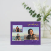 Carte Collage de photos de remise de diplômes 2023 Écrit (Debout devant)