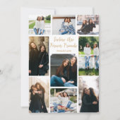 Carte Collage de photos de sœur moderne personnalisable (Devant)