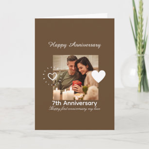 Carte Collage de photos en couple Bonne fête Mariage