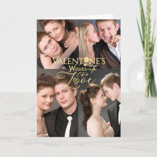 Carte Collage de photos pour la Saint-Valentin