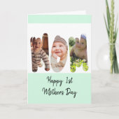 Carte Collage de photos - Premier jour de la fête des mè (Devant)