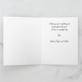Carte Collage de photos, typographie noire script gros c (Intérieur)
