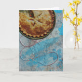 Carte Collage de tarte, anniversaire (Fleur jaune)