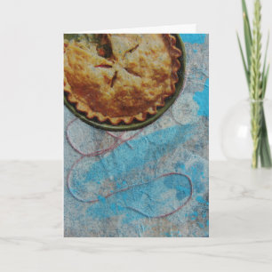 Carte Collage de tarte, anniversaire