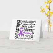 Carte Collage de travailleurs sociaux de la maladie (Fleur jaune)