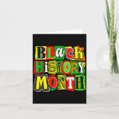 Carte Collage du mois de l'histoire des Noirs afro-améri (Devant)