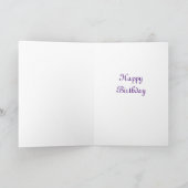 Carte Collage français vintage d'oiseau de joyeux (Intérieur)