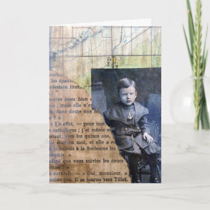 Carte Collage Little Boy