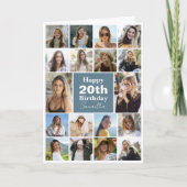 Carte Collage moderne | Photo N'Importe Quel Âge Personn (Devant)