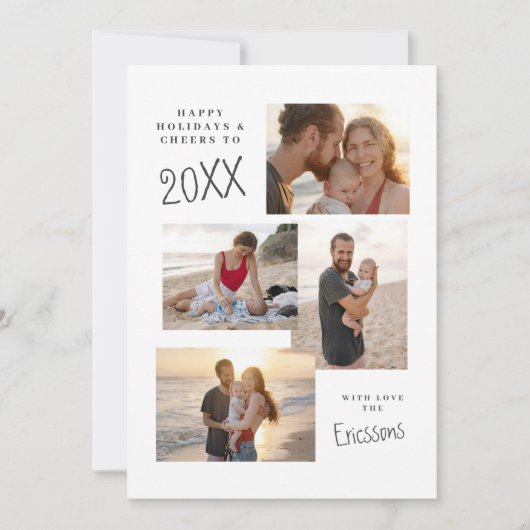 Carte Collage Multiphoto moderne (Devant)