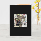 Carte Collage non autorisé par PB (Fleur jaune)