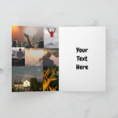 Carte Collage personnalisé photo anniversaire (Intérieur)