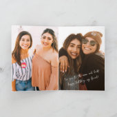 Carte Collage photo Best Friend Happy Birthday (Intérieur)