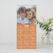 Carte Collage photo Calendrier 1 - Peut modifier la coul (Debout devant)