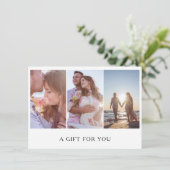 Carte Collage photo Certificat cadeau photo (Debout devant)