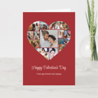 Collage photo Coeur mignon Red Love Valentine's Da
