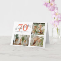 Collage photo de 3 photos pour un anniversaire élé