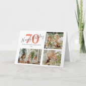 Carte Collage photo de 3 photos pour un anniversaire élé (Devant)