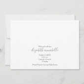 Carte Collage photo de nouveau-né Annonces de naissance (Dos)