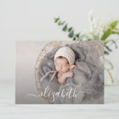 Carte Collage photo de nouveau-né Annonces de naissance (Debout devant)