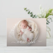 Carte Collage photo de nouveau-né Annonces de naissance (Debout devant)