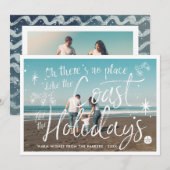 Carte Collage photo de vacances au bord de la mer  (Devant / Derrière)