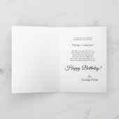 Carte Collage photo du 45e anniversaire pour papa (Intérieur)