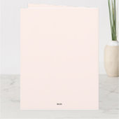 Carte Collage photo et message - Cadeau personnalisé | (Dos)