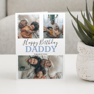 Carte Collage photo moderne 3   Anniversaire