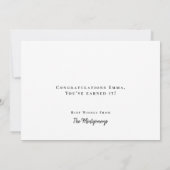 Carte Collage photo moderne Diplôme personnalisé (Dos)