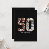 Carte Collage photo numéro 50 (Devant/Arrière en situation)