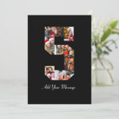 Carte Collage photo numéro 5 noir et blanc (Debout devant)