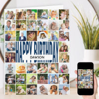 Collage photo personnalisé 40 Joyeux anniversaire