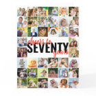 Collage photo pour 70 ans 70e anniversaire