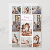 Carte Collage photo pour la fête des mères de la part de (Devant)