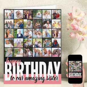 Carte Collage Photo Soeur 31 Photo Joyeux Anniversaire