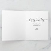 Carte Collage photo Soeur 7 Anniversaire personnalisé (Intérieur)