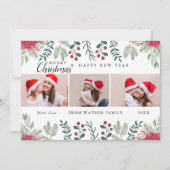 Carte Collage photo Sucre de canne rouge et blanc (Devant)