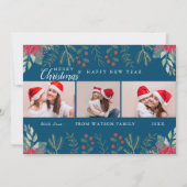 Carte Collage photo Sucre de canne rouge et blanc (Devant)