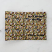 Carte Collage photo Wombat, Anniversaire (Intérieur)