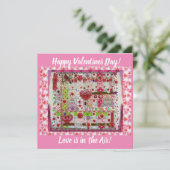 Carte Collage Saint-Valentin (Debout devant)