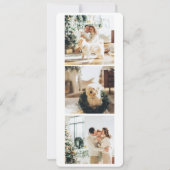 Carte Collage simple photo de Noël | Joie (Dos)