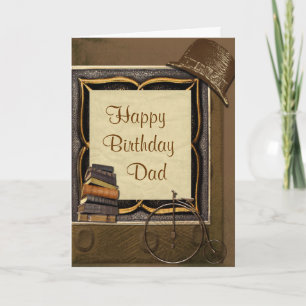 Carte Collage Steampunk vintage Anniversaire