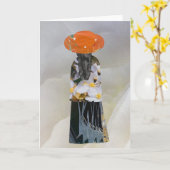 Carte Collage unique Terre Mama Amelia Blank (Fleur jaune)