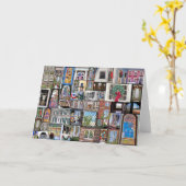 Carte Collage Windows (Fleur jaune)