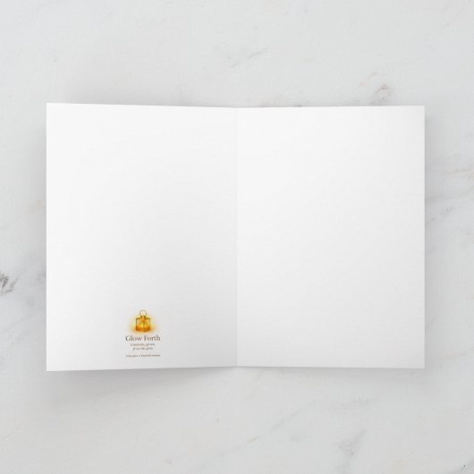 Carte Collectable Glow Forth Customizable Card (Intérieur)
