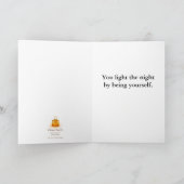 Carte Collectable Glow Forth Greeting Card (Intérieur)