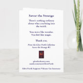 Carte Collectable Glow Forth Greeting Card (Dos)